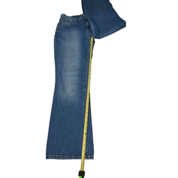Levi's 513 Bootcut Stretch Denim Jeans Medium Wash Mid Rise Women's Size 30 x 30 - Picture 10 of 13